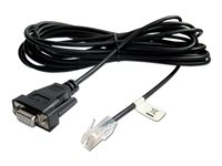 APC - Seriell kabel - RJ-45 (hane) till DB-9 (hona) - 4.57 m - svart - för P/N: SRV6KI-TW, SRYL15K15RMX LT, SRYL15K15XLT24, SYA8K16IXRX798XB, SYA8K8IX798XB AP940-1525A