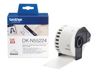 Brother DKN55224 - Paperi - musta valkoisella - Rulla (5,4 cm x 30,5 m) 1 rulla (rullat) teippi malleihin Brother QL-1050, QL-1060, QL-500, QL-550, QL-560, QL-570, QL-580, QL-650, QL-700, QL-720 DKN55224