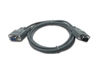 APC - Seriell kabel - DB-9 (hane) till DB-9 (hona) - 1.8 m - grå - för P/N: SRV2KI-TW, SRV3KA-TW, SRV3KI-TW, SRV6KI-TW, SRYL15K15RMX LT, SRYL15K15XLT24 940-0020