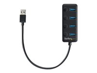 Startech Hub USB 3.0 à 4 ports avec interrupteurs marche/arrêt pour chaque port USB - Multiprise USB 3.0 vers 4x USB-A (HB30A4AIB) - Concentrateur (hub) - 4 x USB 3.1 Gen 1 - de bureau - pour P/N: HB30C4AIB HB30A4AIB