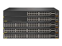 HPE Aruba 6200M 24G Class4 PoE 4SFP+ - Kytkin - L3 - Hallinnoitu - 24 x 10/100/1000 (PoE+) + 4 x 1 Gigabit / 10 Gigabit SFP+ (uplink / stacking) - edestä ja sivulta taakse - telineeseen asennettava - PoE+ (740 W) R8Q68A