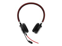 Jabra Evolve 40 MS stereo - Kuulokkeet + mikrofoni - korvien päällä - langallinen - USB, 3,5 mm jakkiliitin - Sertifioitu Skype for Businessille 6399-823-109