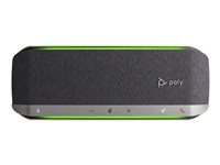 Poly Sync 40-M - Älykäs kaiutinpuhelin - Bluetooth - langaton, langallinen - USB-C, USB-A - hopea - Zoom-sertifioitu, sertifioitu Microsoft Teamsille 77P35AA