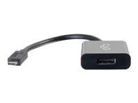 C2G USB C to DisplayPort Adapter Converter - USB Type C to DisplayPort Black - Ulkoinen videoadapteri - USB 3.1 - DisplayPort - musta 80521