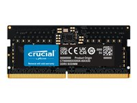 Crucial - DDR5 - moduuli - 8 Gt - 262-nastainen SO-DIMM - 5600 MHz / PC5-44800 - CL46 - 1.1 V - on-die ECC CT8G56C46S5