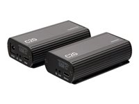 C2G 1-Port USB C Extender Transmitter to Receiver Kit - USB 3.2 Gen 1 - USB laajennin - jopa 10 m C2G54278