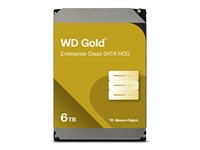 WD Gold WD6004FRYZ - Kiintolevyasema - Enterprise - 6 Tt - sisäinen - 3.5" - SATA 6Gb/s - 7200 kierrosta/min - puskuri: 256 Mt WD6004FRYZ