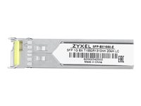 Zyxel SFP-BX1550-E - SFP (mini-GBIC) lähetin-vastaanotin-moduuli - 1GbE - 1000Base-BX - LC single-mode - jopa 20 km - 1550 (TX) / 1310 (RX) nm (pakkaus sisältää 10) SFP-BX1550-E-ZZBD01F