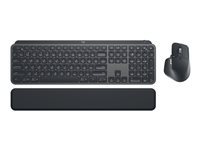 Logitech MX Keys Combo for Business - Näppäimistö- ja hiiri -pakkaus - taustavalaisu - langaton - Bluetooth LE - QWERTY - pohjoismainen - grafiitti 920-010931