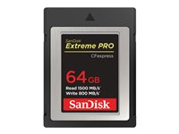 SanDisk Extreme Pro - Flash-muistikortti - 64 Gt - CFexpress SDCFE-064G-GN4NN