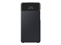 Samsung S View EF-EA725 - Läppäkansi matkapuhelimelle - musta malleihin Galaxy A72 EF-EA725PBEGEW