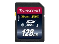 Transcend Premium - Flash-muistikortti - 128 Gt - Class 10 - SDXC TS128GSDXC10