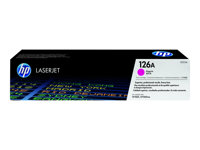 HP 126A - Magenta - alkuperäinen - LaserJet - väriainekasetti (CE313A) malleihin Color LaserJet Pro CP1025; LaserJet Pro MFP M175; TopShot LaserJet Pro M275 CE313A